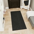 thumbnail image 2 of Ottomanson Non-Slip Area Rug for Entryway 2'7" x 4' Indoor/Outdoor Custom Size Kitchen Utility Mat, Black Ribbed, 2 of 9