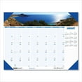 thumbnail image 3 of House of Doolittle Recycled Coastlines Photographic Monthly Desk Pad Calendar, 18.5" x 13", 2021, 3 of 3