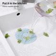 thumbnail image 4 of Injueey Colector de pelo de drenaje de silicona, colador de fregadero, filtro de cubierta de lavabo para el hogar, cocina, baño, ducha Juegos de accesorios de baño Gris, 4 of 6