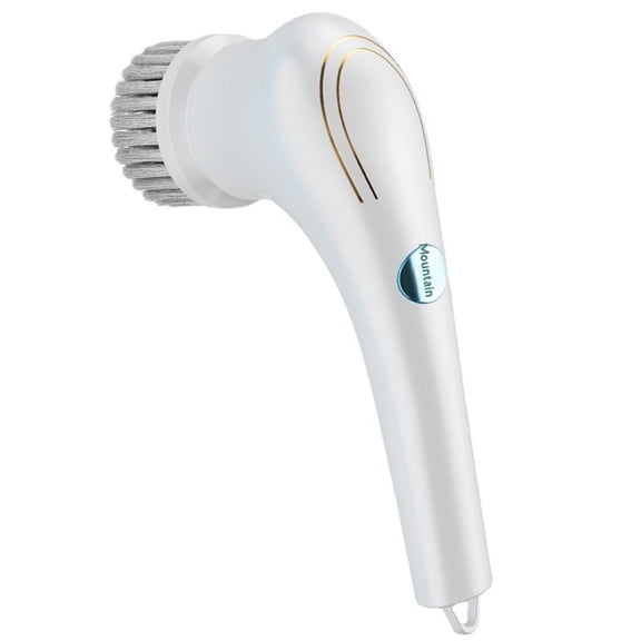 Electric Spin Scrubber, Handheld Cordless Rechargeable Electric Cleaning Brush with 5 Replaceable Heads,Power Cleaning Brush for Kitchen, Dish, Floor, Bathroom, Glass