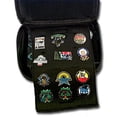 thumbnail image 2 of Small Collector Lapel Pin Bag - 5 Page Black w/ Black Piping, 2 of 2