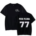 thumbnail image 2 of Peso Pluma Rapper HipHop Merch Double P NO.77 T-shirt Women Men Crewneck Short Sleeve Tee, 2 of 3