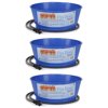 Farm Innovators 1.5 Gallon Electric Heated Pet Water Bowl, Blue (3 Pack)