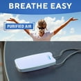 thumbnail image 5 of AirTamer A310W Rechargeable Personal Air Purifier with Ionic Technology, Portable Wearable Air Cleaner, USB Rechargeable, White with Metal Travel Case, 5 of 10