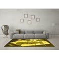 thumbnail image 3 of Ahgly Company Indoor Rectangle Abstract Yellow Modern Area Rugs, 8' x 10', 3 of 4