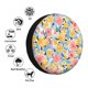 thumbnail image 4 of Fotbe Watercolor Wildflowers Funda de Llanta de Repuesto con Estampado, Engrosada, Ajuste Universal para Jeep, Remolque, RV, SUV, Camión-16 inch, 4 of 6