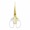 Gold, variant on Qczoyp Scissors with Clear Handles, Small Craft Scissors with Pointed Metal Blades for Paper, Thread, Ribbon, Labels, Office, Sewing, DIY Crafts and Everyday Home Use, Rainbow