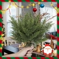 thumbnail image 4 of 24PCS Artificial Pine Needles Branches 12.4" Christmas Greenery Stems Green Plants Fake Pine Sprigs Faux Pine Leaves Picks Crafts Sprays for Xmas Tree DIY Wreaths Garlands Home Decoration (24, Green), 4 of 5