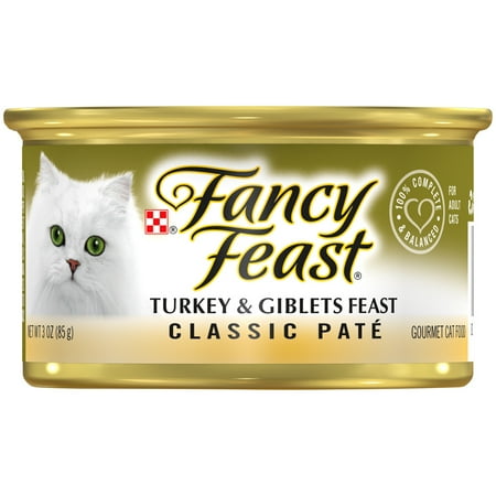 Purina Fancy Feast Classic Turkey & Giblets Feast Wet Cat Food- 3-oz. Can