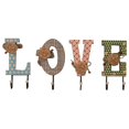 thumbnail image 1 of Wall Hooks Set Letter Decorative Novelty Wood Alphabet Hooks Wall Hanger Decor, 1 of 9