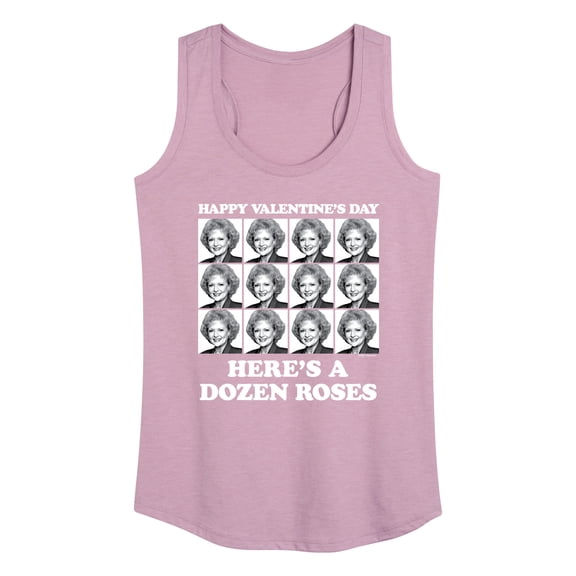 Golden Girls - Dozen Roses - Women's Racerback Tank Top