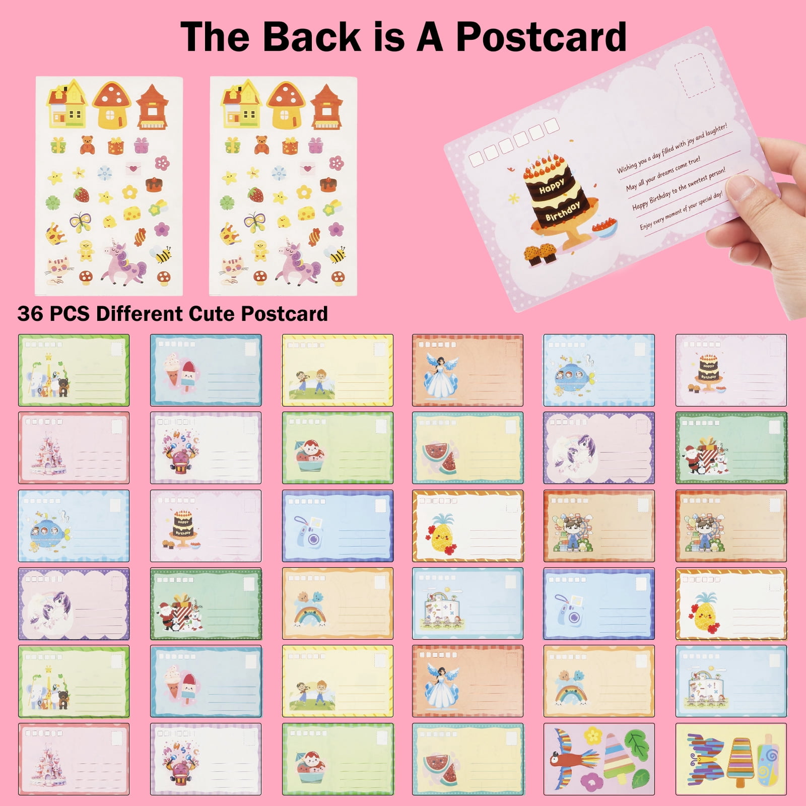 DIY Scratches Art for Party Activities Creative Postcard Design Scratch Painting Kit Novelty Squeegee Art Kit With Multi Color Paints for Adults Kids