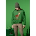 thumbnail image 3 of Old Glory Mens Big Giraffe Scarf Ugly Christmas Sweater Long Sleeve Sweatshirt, 3 of 6