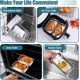 thumbnail image 5 of Set 6 Moldes Mini para Pan de Acero Inoxidable 6.3x3.5" Sin Recubrimiento, Apto para Horno, Air Fryer y Lavavajillas, 5 of 5