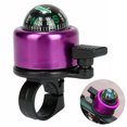 thumbnail image 2 of Bangcool Bike Bell Mini 2 in 1 Compass Aluminium Alloy Cycling Handlebar Bell Bicycle Ring for Travel Riding, 2 of 10