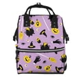 thumbnail image 1 of Fotbe Cute Halloween Mochila Maternidad - Lona de Sarga Impermeable, Mochila de Pañales de Gran Capacidad con Múltiples Bolsillos y Correas Ajustables, 1 of 6
