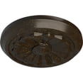 thumbnail image 3 of Ekena Millwork 7 7/8"OD x 1 1/8"P Olivia Ceiling Medallion (Fits Canopies up to 2 1/8"), Hand-Painted Stone Hearth Crackle, 3 of 7