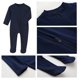 thumbnail image 4 of Pijamas para bebé recién nacido, Ropa De dormir 100% De algodón con cremallera, con calcetines, para otoño y primavera, 4 of 4