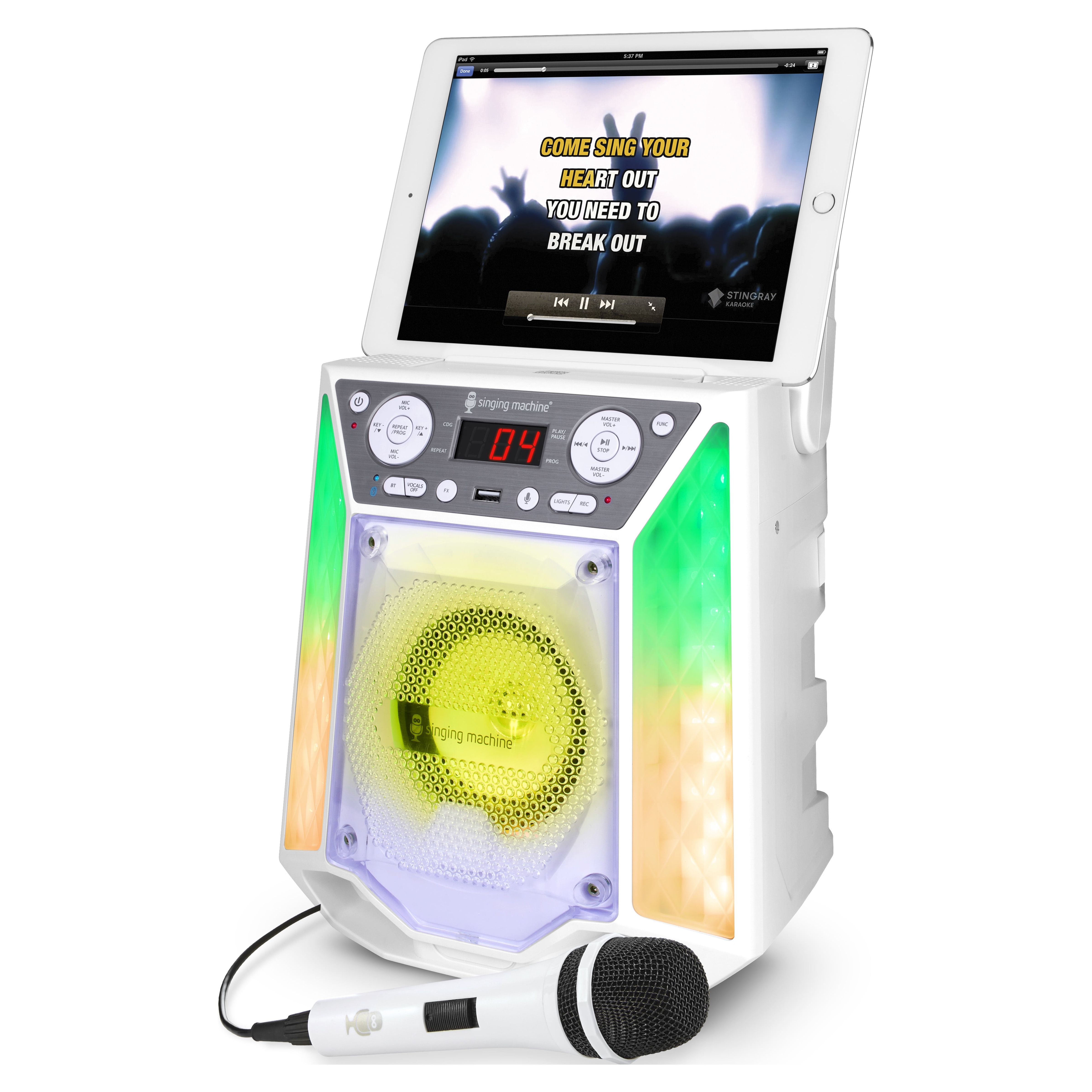 The Singing Machine Shine Voice SML2350 Karaoke Machine with Voice Assistant - image 5 of 7