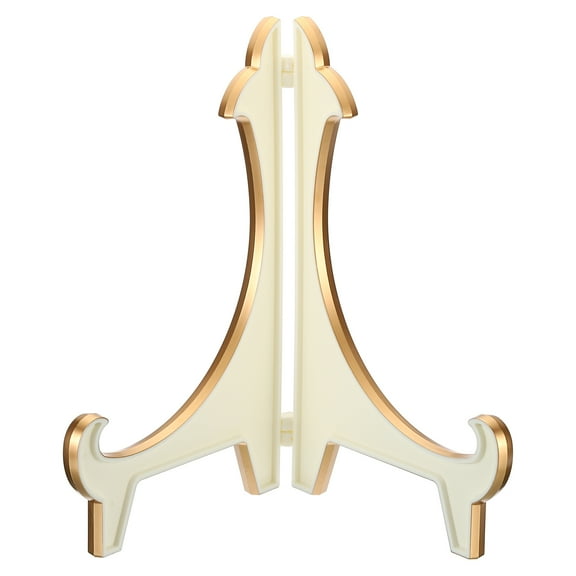 REGALWOVEN 10" Acrylic Decorative Plate Stand Holder, Table Use Foldable Thicken Picture Easel