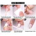 thumbnail image 3 of False nails, long fluorescent color changing ballet manicure, 24 pieces, NF-16-04, 3 of 5