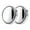Silver, variant on Walbest Stick on Automotive Blind Spot Mirrors Small Round Convex, Glass, 2 Piece