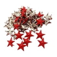 thumbnail image 1 of yuksok 5-6pack 50Pcs Grande Étoile Rouge Rivet Stud Cuircraft Bricolage Griffe Rivets 5 Pcs, 1 of 8