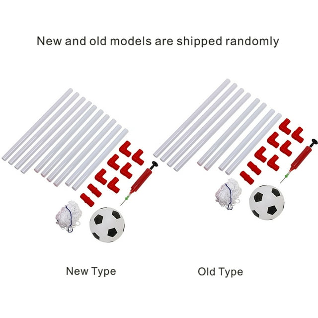 Portable Lightweight Kids Soccer Goal Net Set with Ball Pump, Simulation Football, Ideal for Children Practice