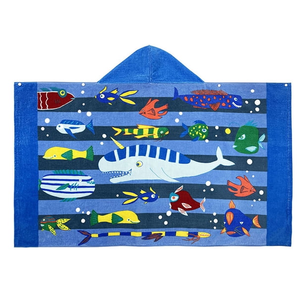 Toalla De Baño Con Capucha Para Niños Poncho De Surf Para Bebés Bata Suave Y Envolvente Para Niños Pequeños Para Ducha/Playa/Piscina 50 X 30 Toalla Grande Envolvente