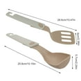 thumbnail image 4 of Clearance Tableware under $15 Camping Cutlery Outdoor Tableware Folding Cooking Utensil Reusable Cookware Flatware For Travel Backpacking Kitchen Picnic Spoon, 4 of 7