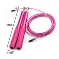 thumbnail image 2 of Adjustable Skipping Rapid Jumping Rope Cable, Ideal for Aerobic Exercise, Boxing, Speed Training, Endurance, MMA, and Fitness Gym, 2 of 5