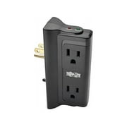 Tripp Lite TLP4BK Protect It! Surge Protector with 4 Side-Mounted Outlets