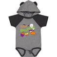 thumbnail image 3 of Inktastic Happy Halloween Train with Pumpkins, Bats, Cat,and Ghost Boys or Girls Baby Bodysuit, 3 of 5