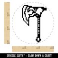thumbnail image 2 of Pixel Axe Battle Axe RPG Dwarf Weapon Rubber Stamp for Scrapbooking Crafting Stamping - Small 3/4 Inch, 2 of 7