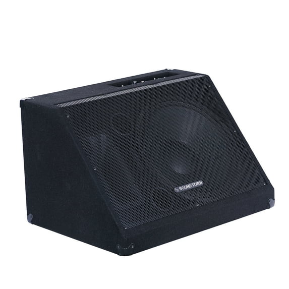 Sound Town METIS Series 15” Powered Stage Monitor Speaker (METIS-15MPW)