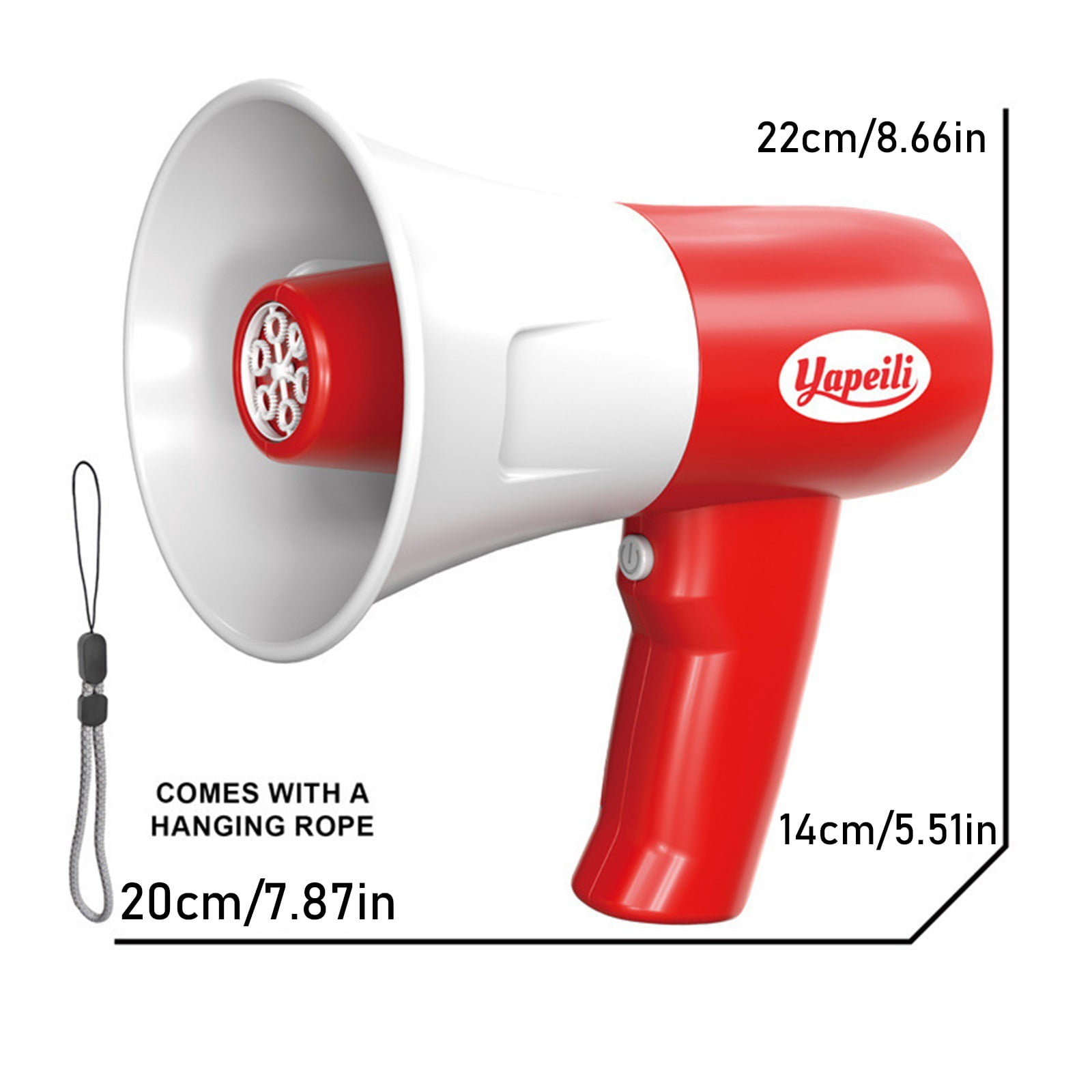 LYINGF Recordable Bubble Machine - Includes 2 Bottles of Solution (100ml Total), Indoor and Outdoor Bubble Blower for Parties and Events, Creates a Festive Atmosphere, Easy-to-Use Bubble Maker