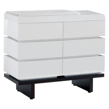 Nurseryworks Two Wide Changer - All Drawers/Dark