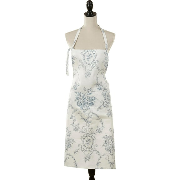 Charming Toile Floral Apron