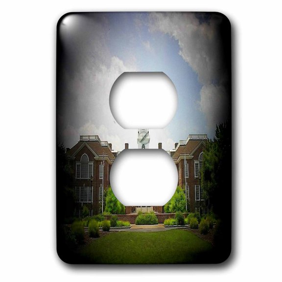 3dRose, Delaware State Capitol spotlight , 2 plug outlet cover