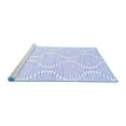 thumbnail image 2 of Ahgly Company Machine Washable Indoor Rectangle Abstract Blue Contemporary Area Rugs, 3' x 5', 2 of 4