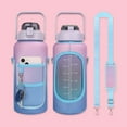 thumbnail image 3 of 64 OZ Water Bottle Motivational with Straw & Time Marker to Drink Leakproof BPA Free Workout Gym Sport Water Jug, 3 of 5