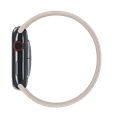thumbnail image 5 of Open Box Apple Watch Silicone Solo Loop 44mm 45mm 46mm 49mm Series 3 4 5 6 7 8 SE Size: 9 Starlight, 5 of 8