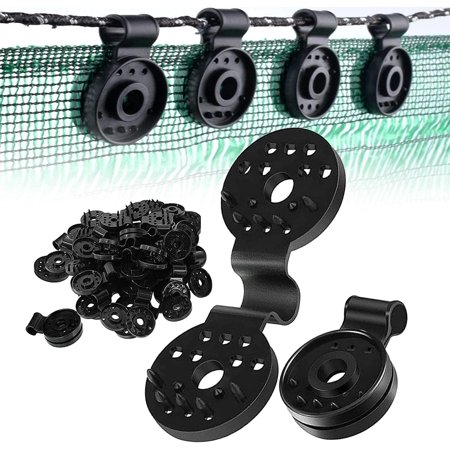 Shade Cloth Heavy Duty Lock Grip, 2023 New Shade Cloth Plastic Clips, Greenhouse Shade Cloth Clips, Windproof Awning Clamp Grip Tent Clips Accessory for Garden Netting (50pcs)