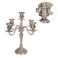 thumbnail image 4 of Metal Candle Stand, Decorative Stable Candelabra  For Fireplace, 4 of 8