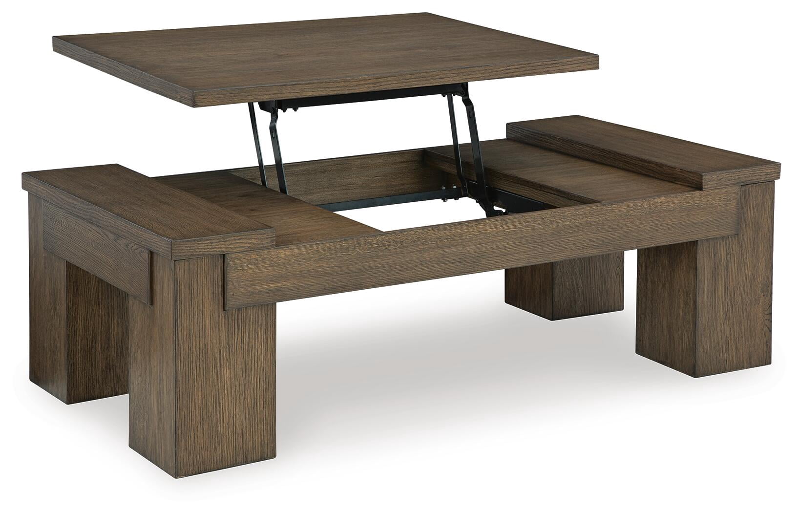 Signature Design by Ashley Rosswain 54" Lift-Top Coffee Table, Brown