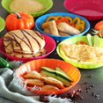 thumbnail image 5 of Set of 20  6 Inch Kid Plates - Kids Plastic Plates - Reusable Plastic Plates BPA Free Dinner Plastic Plates for Kids - Food Safe Plastic Reusable Plates  Kids Plates Microwave and Dishwasher Safe, 5 of 5
