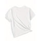 thumbnail image 2 of Camiseta de algodón suave para niña con estampado de estrellas - Top informal de cuello redondo y manga corta para verano, 2 of 7