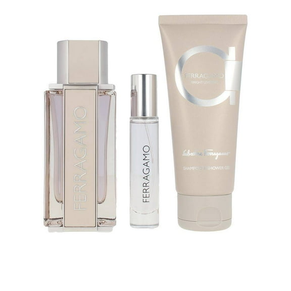Salvatore Ferragamo Men's Bright Leather Gift Set Fragrances 8052464893485
