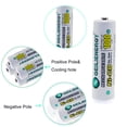 thumbnail image 3 of Baterías Recargables GEILIENERGY AA 1000mAh Ni-CD 1.2V, 3 of 7