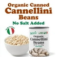 thumbnail image 4 of Organic Italian Canned Cannellini Beans, 14 oz (Pack of 12) - Unsalted Non-GMO White Kidney Beans. Perfect for Salads, Soups and Pasta e Fagioli. Vegan. Good Source of Fiber and Protein, 4 of 8